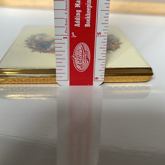 Colibri Compact Card Cigarette Case Courting Couples Park Lane Gold England - Picture 11 of 15